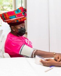 Akumaa Mama Zimbi going through health screening
