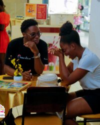 Couple enjoying the moment at the Easter Oyarifa Mall